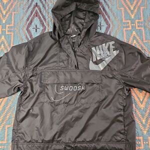 Nike Womans Swoosh Anorak Windbreaker Jacket.